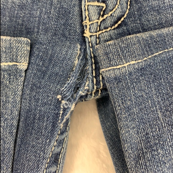 Miss Me Angel Wing Cross Studded Boot Cut Jeans Size 27 - Picture 7 of 8